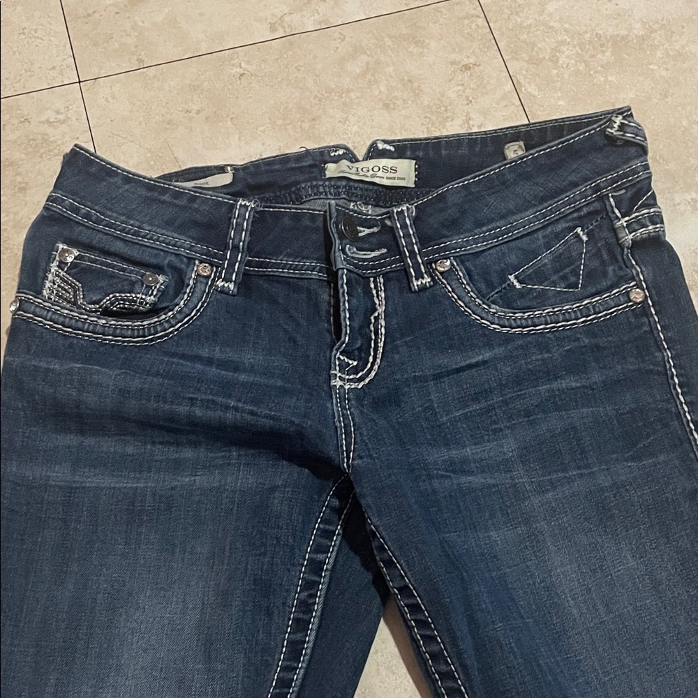 Vigoss Women's Indigo Boot Cut Jeans
